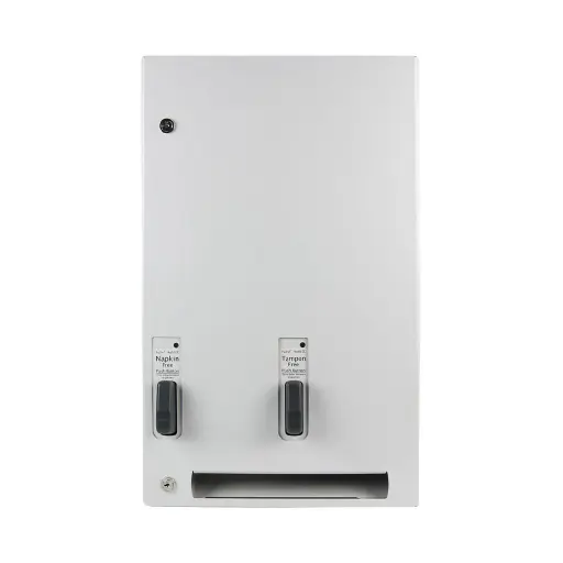 [6181] Feminine Product Dispenser Free Push Button for Pads and Tampons